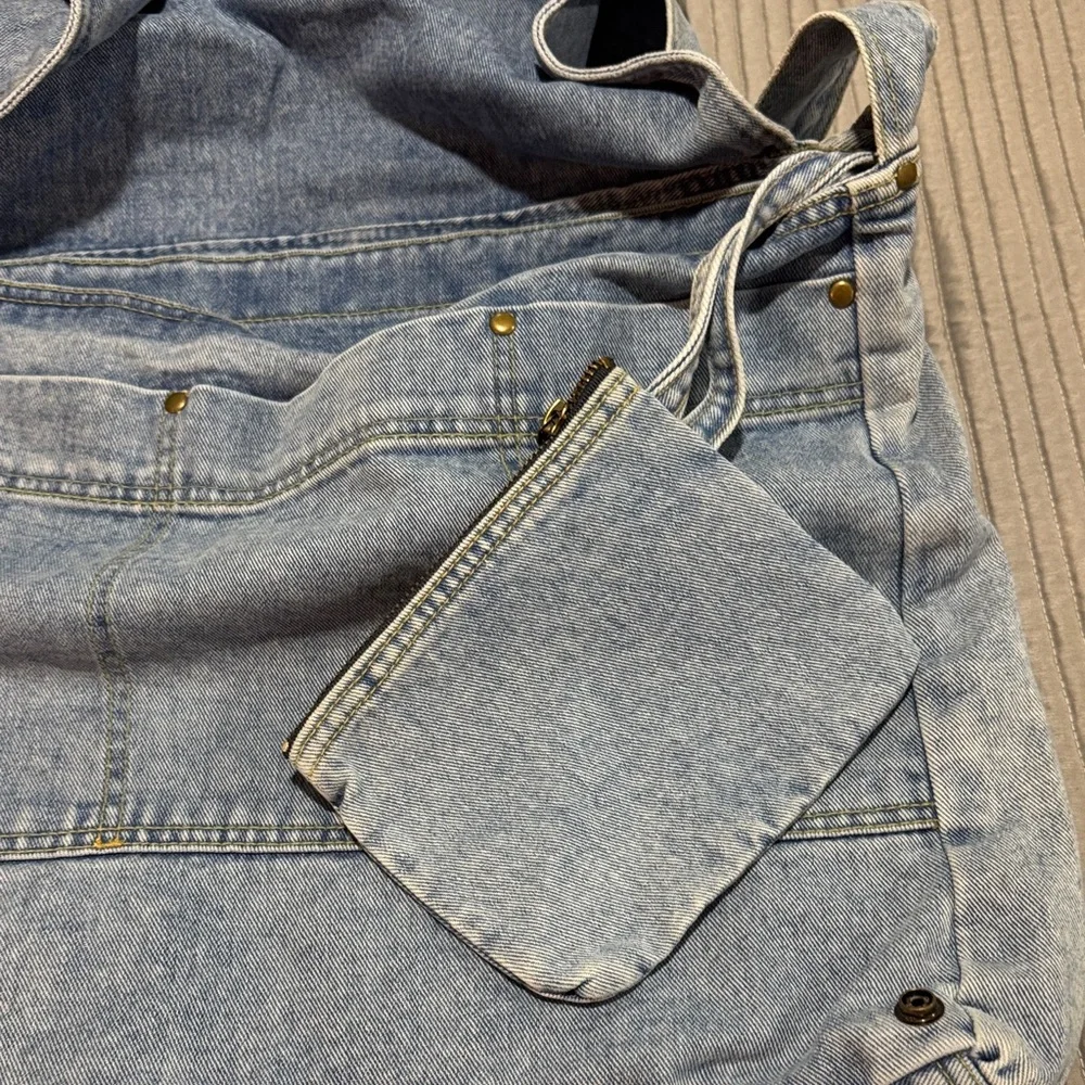 Denim Blue Messenger Bag